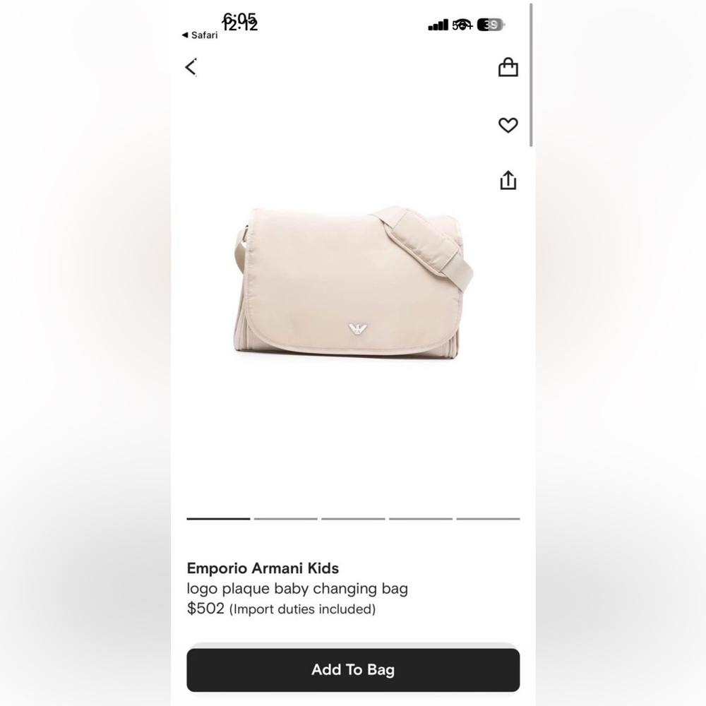 Baby diaper bag
